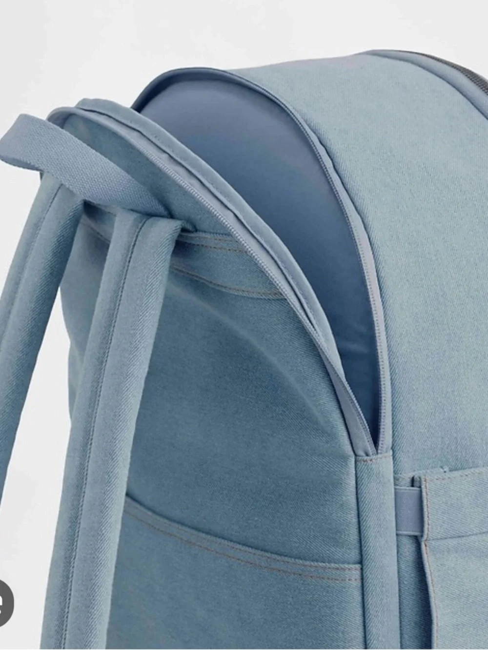 NWT Gap x Beis Collaboration Denim Backpack - Picture 9 of 16